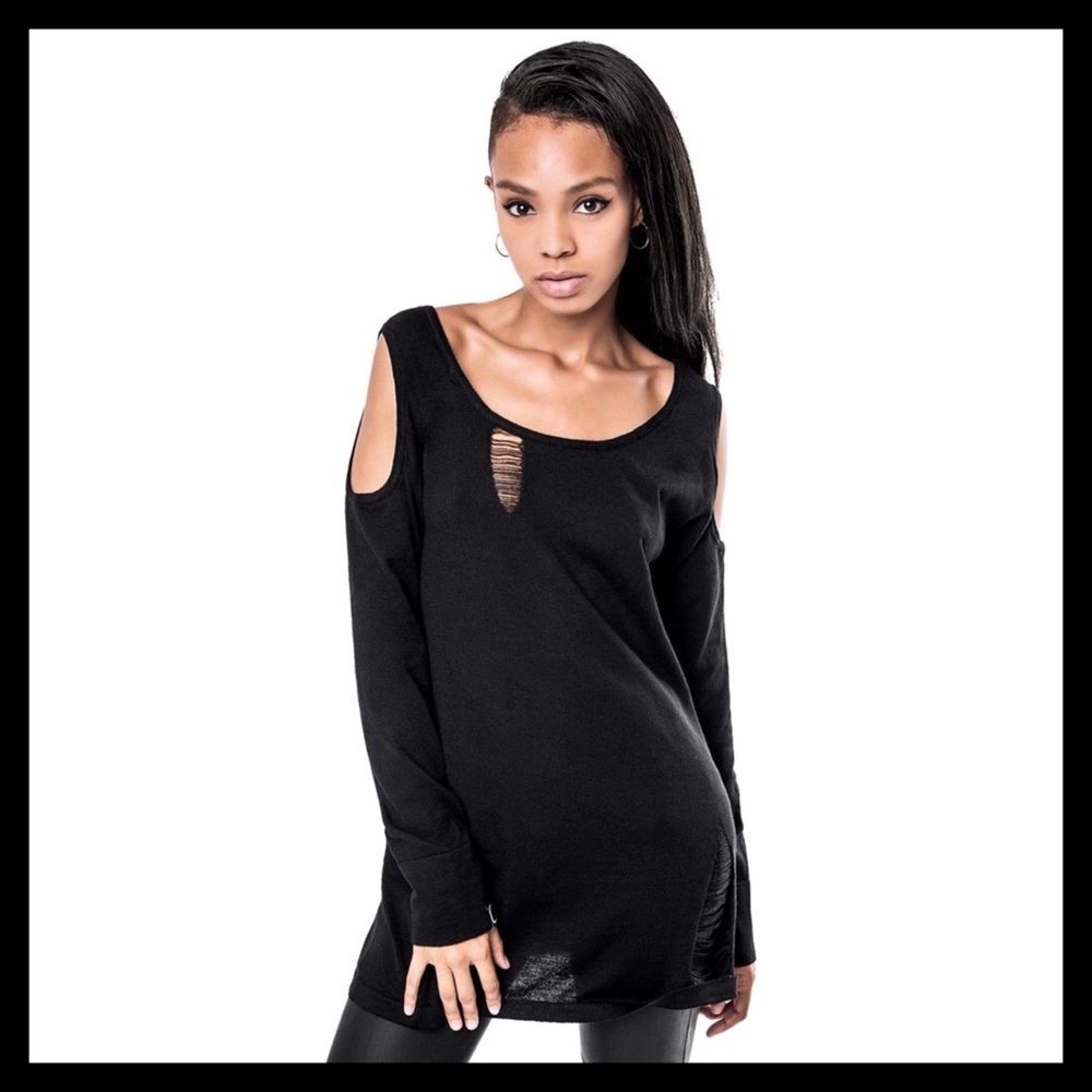Killstar Santeria Distress Knit Top